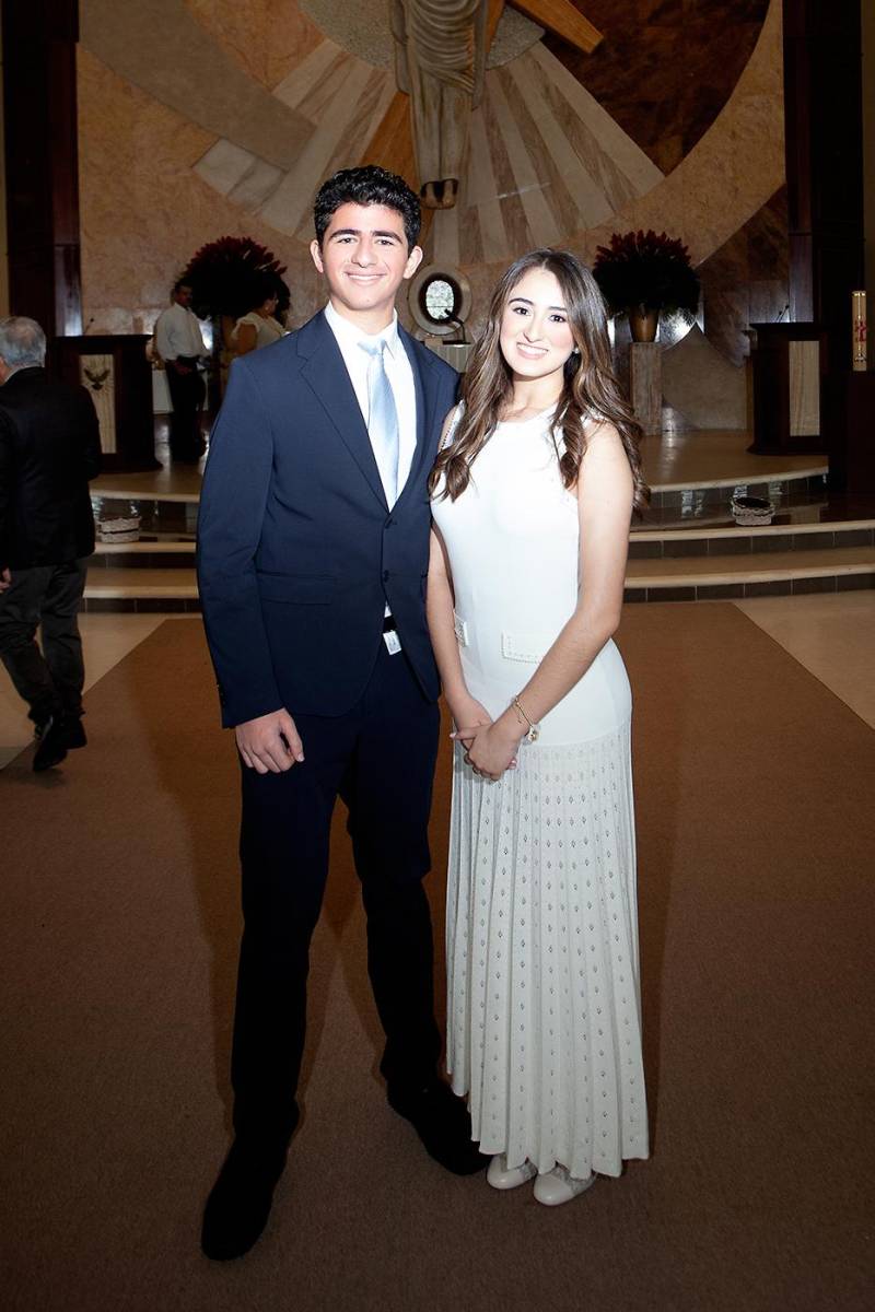 Emilio Faraj y Giulianna Osorio.