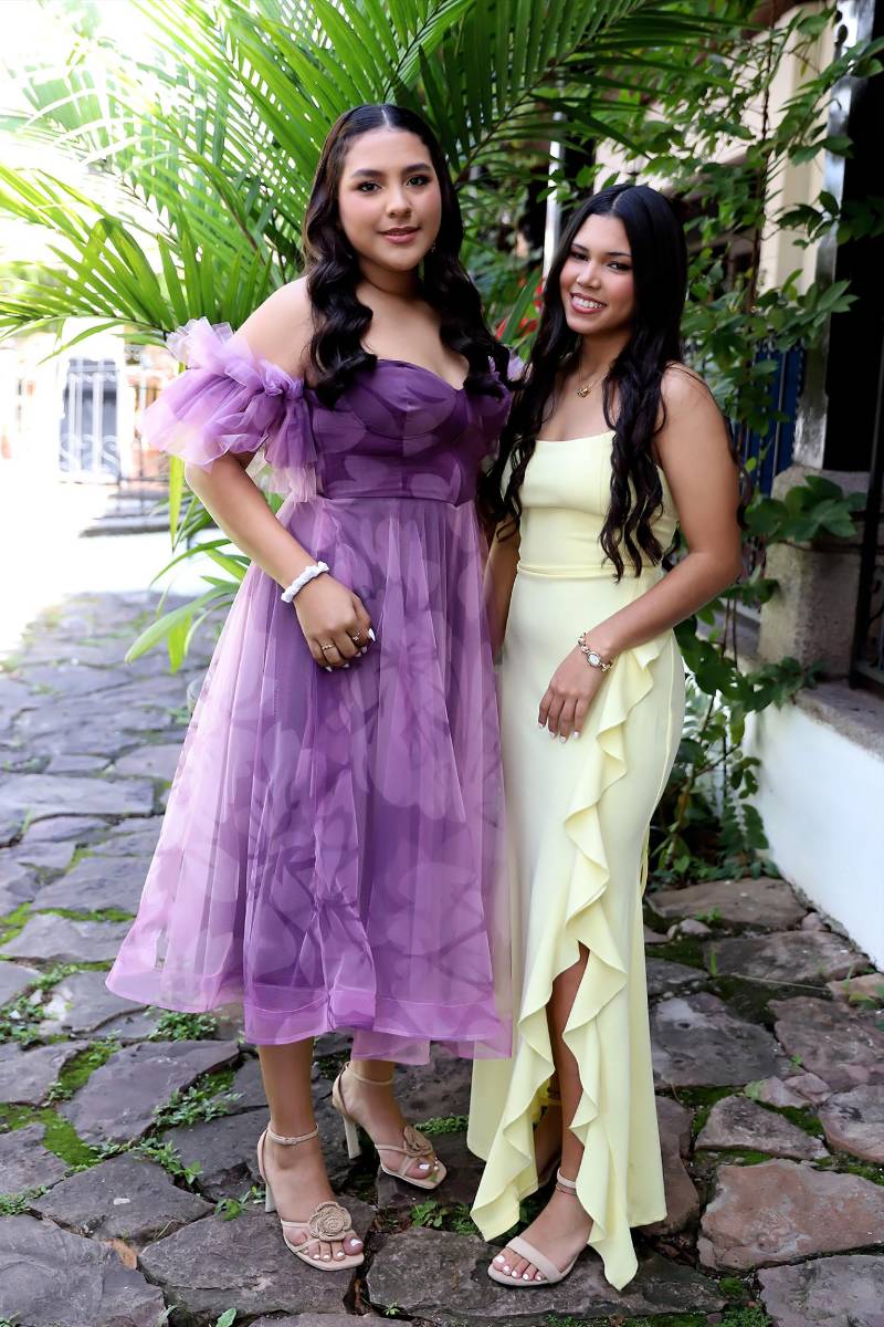 Rosángela Banegas y Natalia Riera.