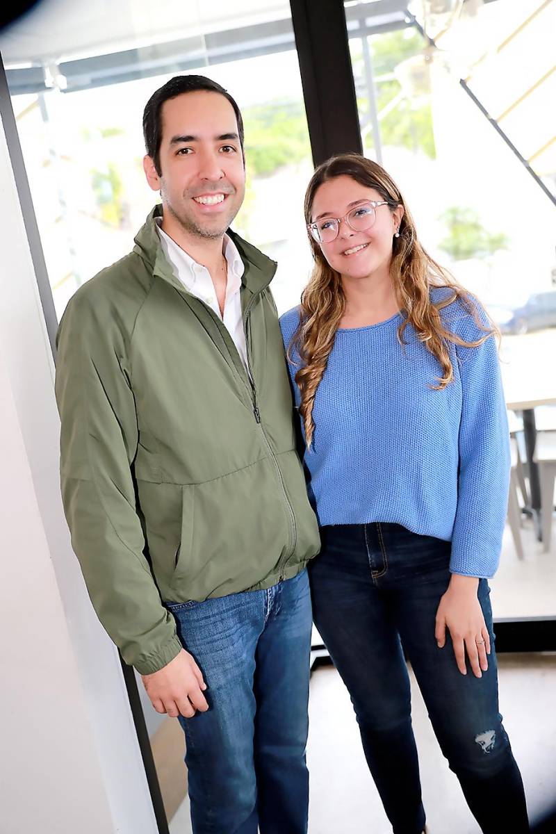 José Cruz y Natalia Rivera