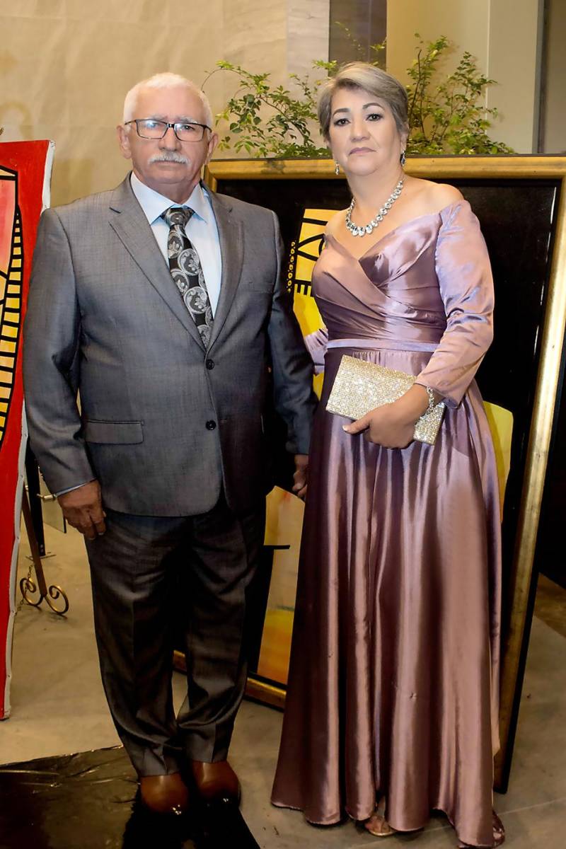 Miguel Ángel Fernández y Doris Caballero