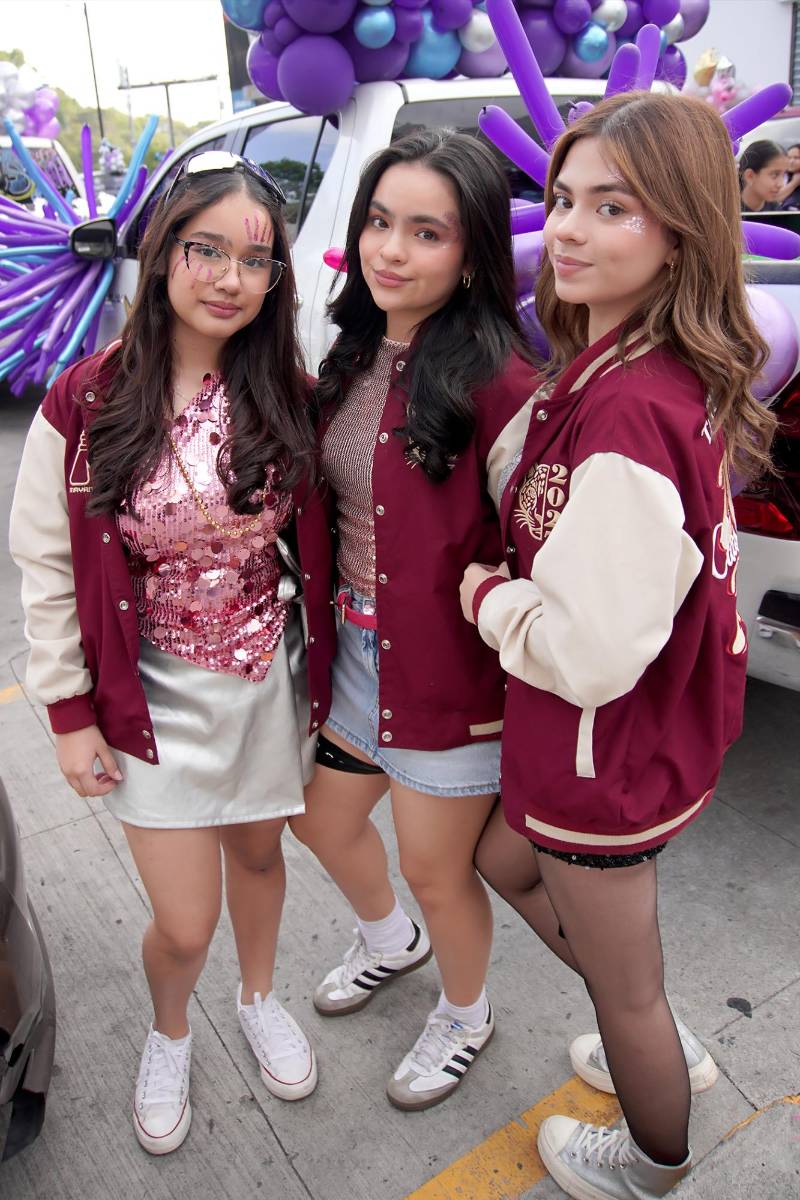 Fernanda Mendoza, Andrea Garrido y Tatiana Fajardo.