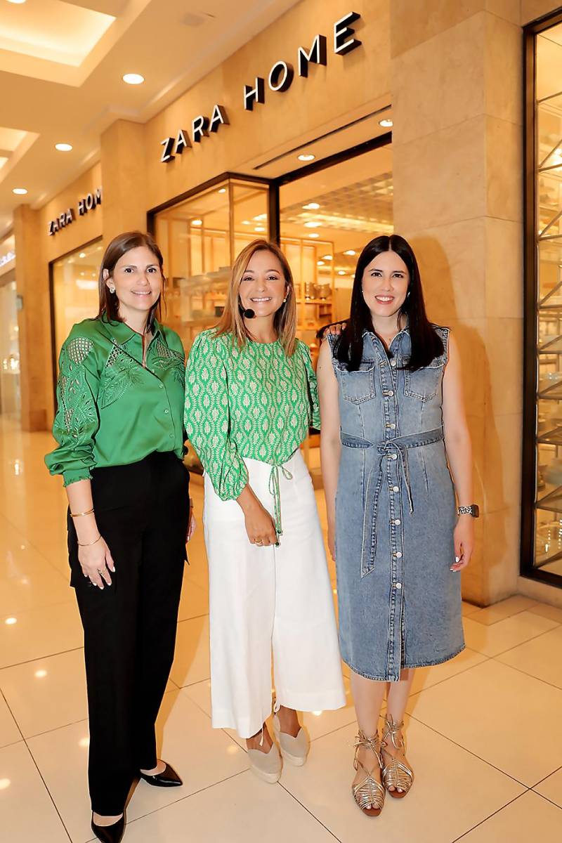 Pamela Cruz, Anamaria Dieckmann y Paola Chinchilla.