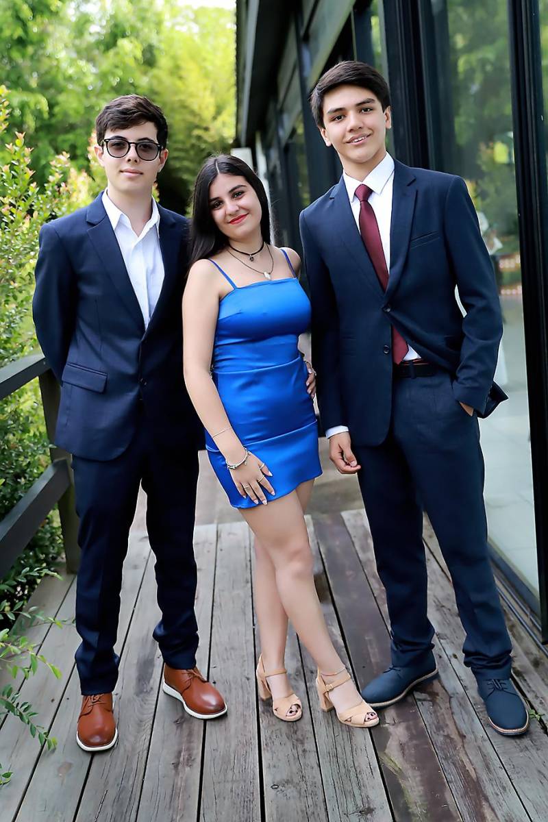 Diego Zelaya, Naima Mandas y Samuel González.