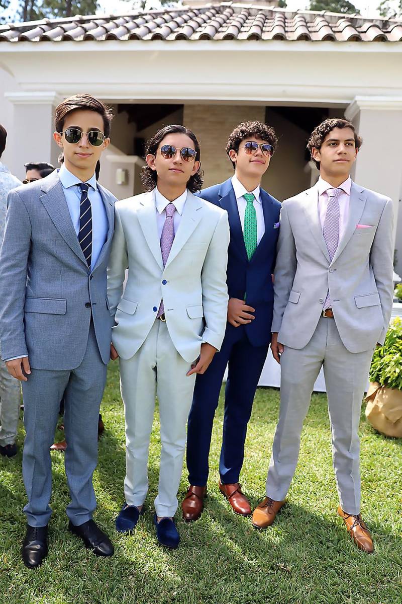 Rafael Pineda, Lisandro Flores, Sebastián Acosta y Marco Ramírez