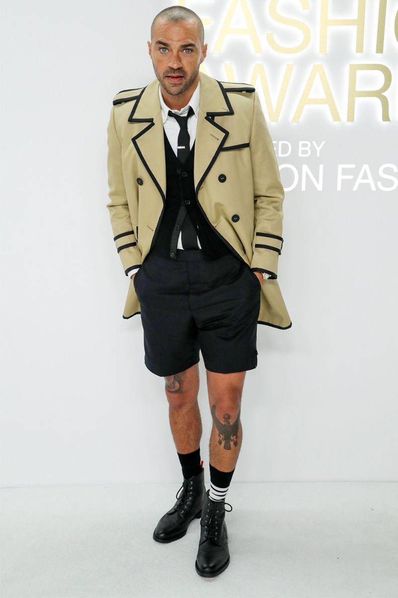 Jesse Williams en Thom Browne.