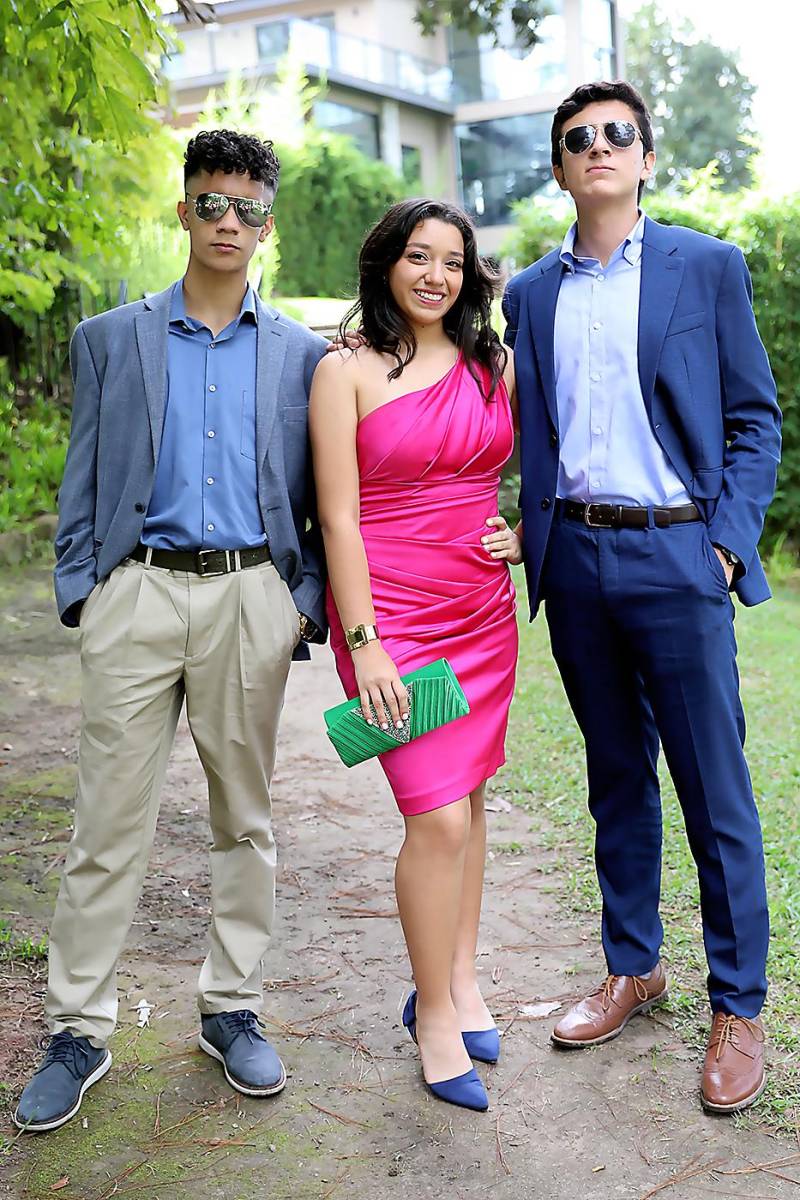 Fabricio Erazo, Nathaly Castellanos y Jorge Ramírez