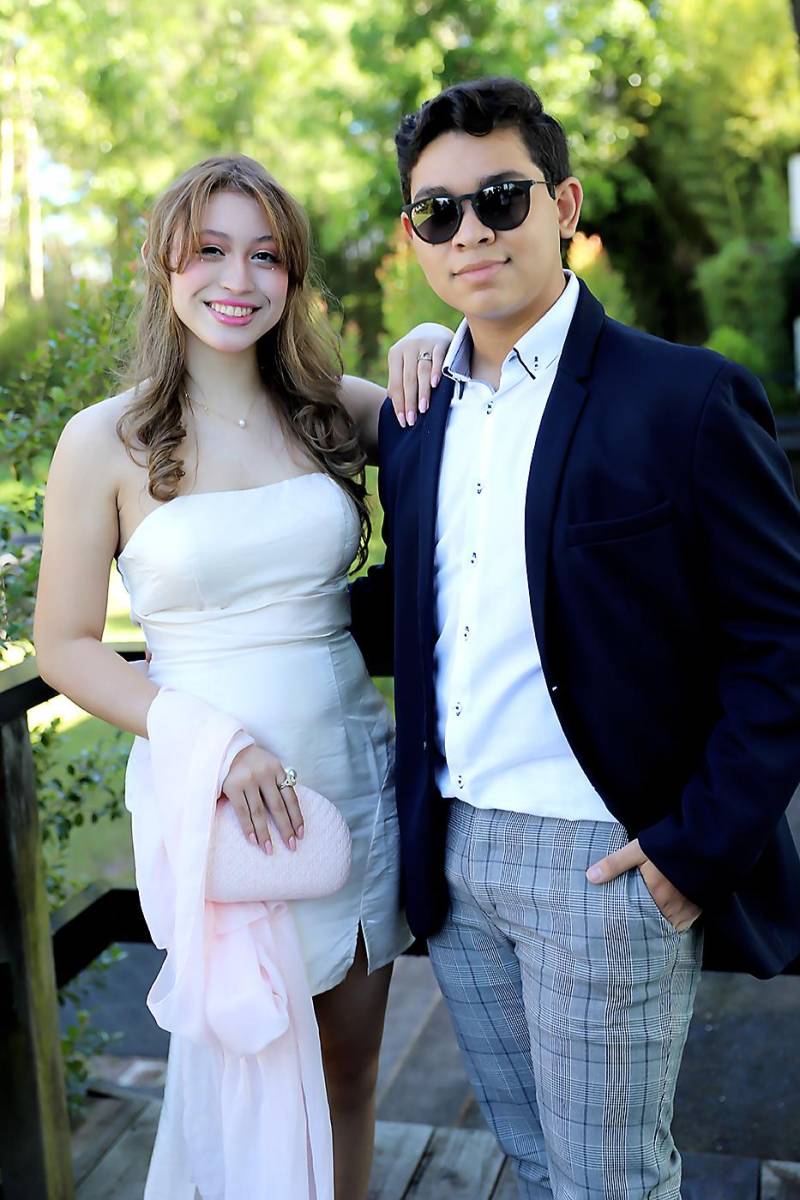 Ariana Cálix e Iván Molina. 