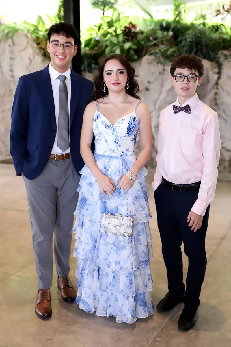 Mario Funes, Chiara Giarelli y Filippo Espinosa.