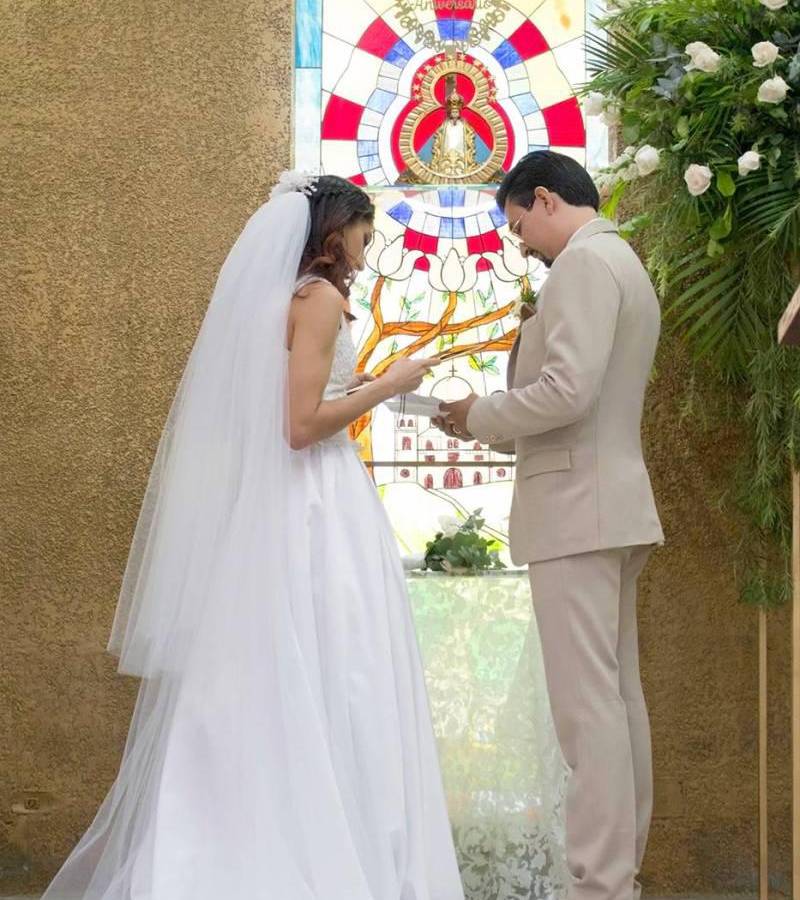 La boda religiosa de David Valencia e Ivonne Icaza