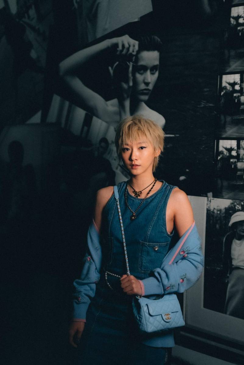 La modelo asiática Angela Yuen
