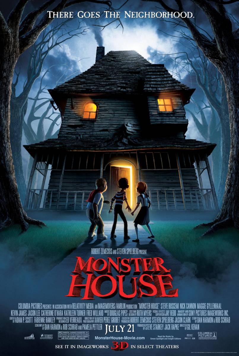 <b>Monster House</b>La trama se centra en D.J. Walters, un niño de doce años obsesionado con la idea de que en la casa al otro lado de la calle suceden eventos misteriosos. En la víspera de Halloween, D.J. y sus amigos deciden emprender una investigación para descubrir la verdad detrás de esos sucesos inexplicables.