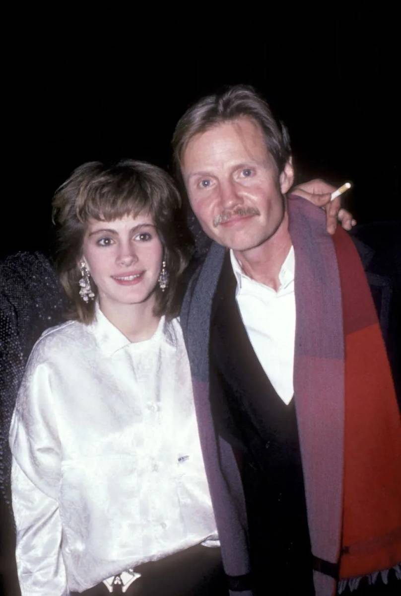 Julia Roberts en laa premiere de Runaway Train, 1985.