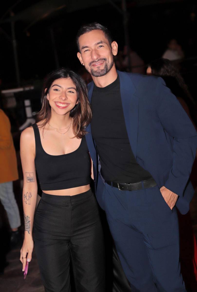 Flor Agüero y David Forín.