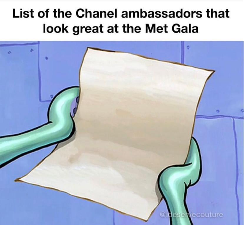 Lista de los embajadores de Chanel que se ven bien en la Met Gala.