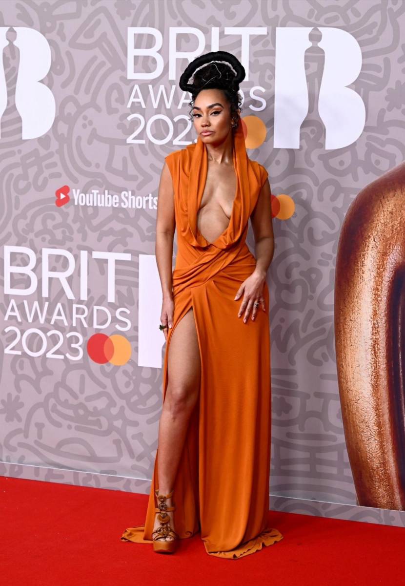 Leigh-Anne Pinnock en Alberta Ferretti.