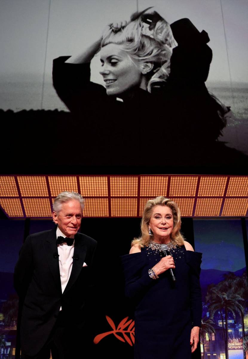  Michael Douglas y Catherine Deneuve 
