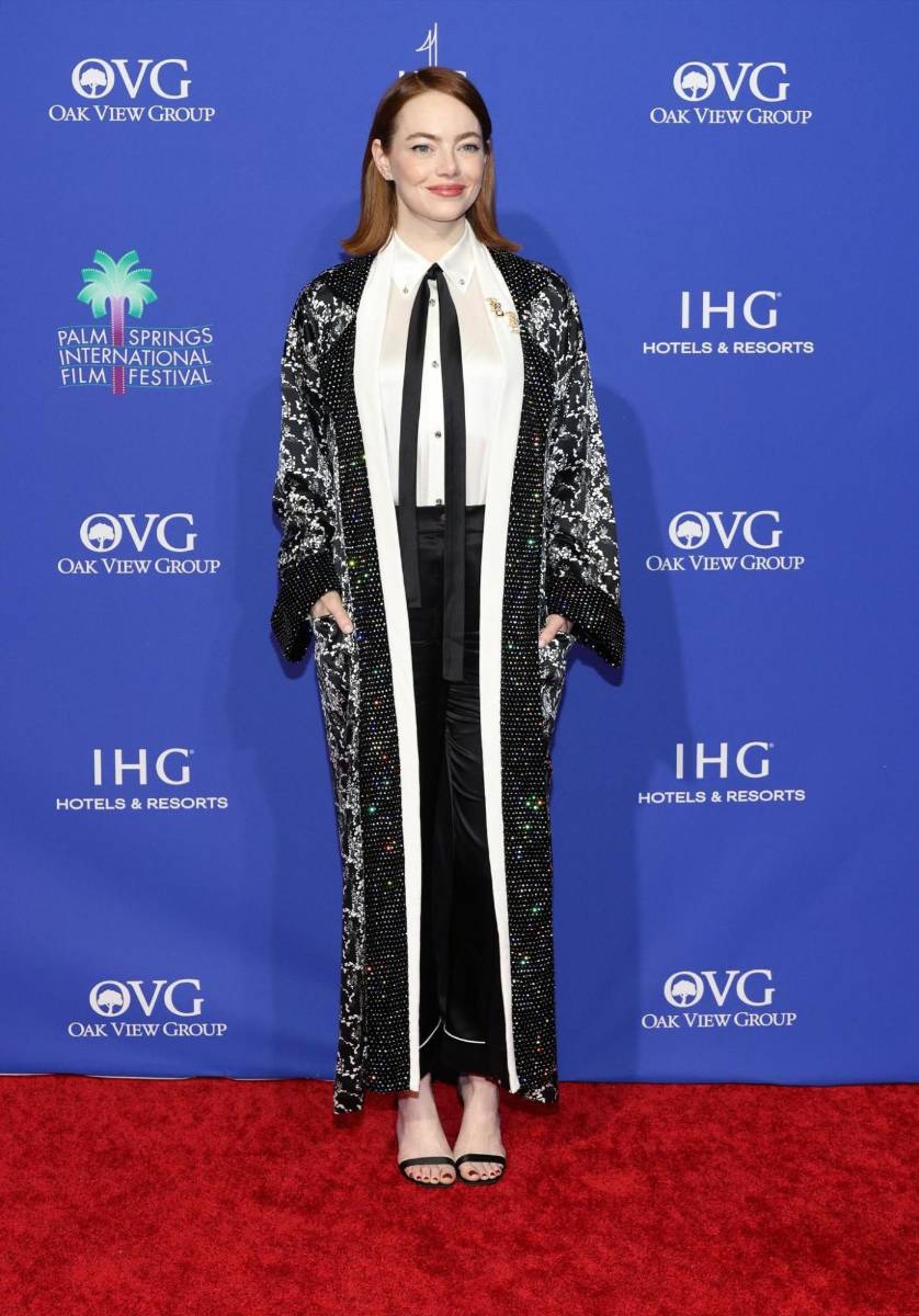 Emma Stone en Louis Vuitton.