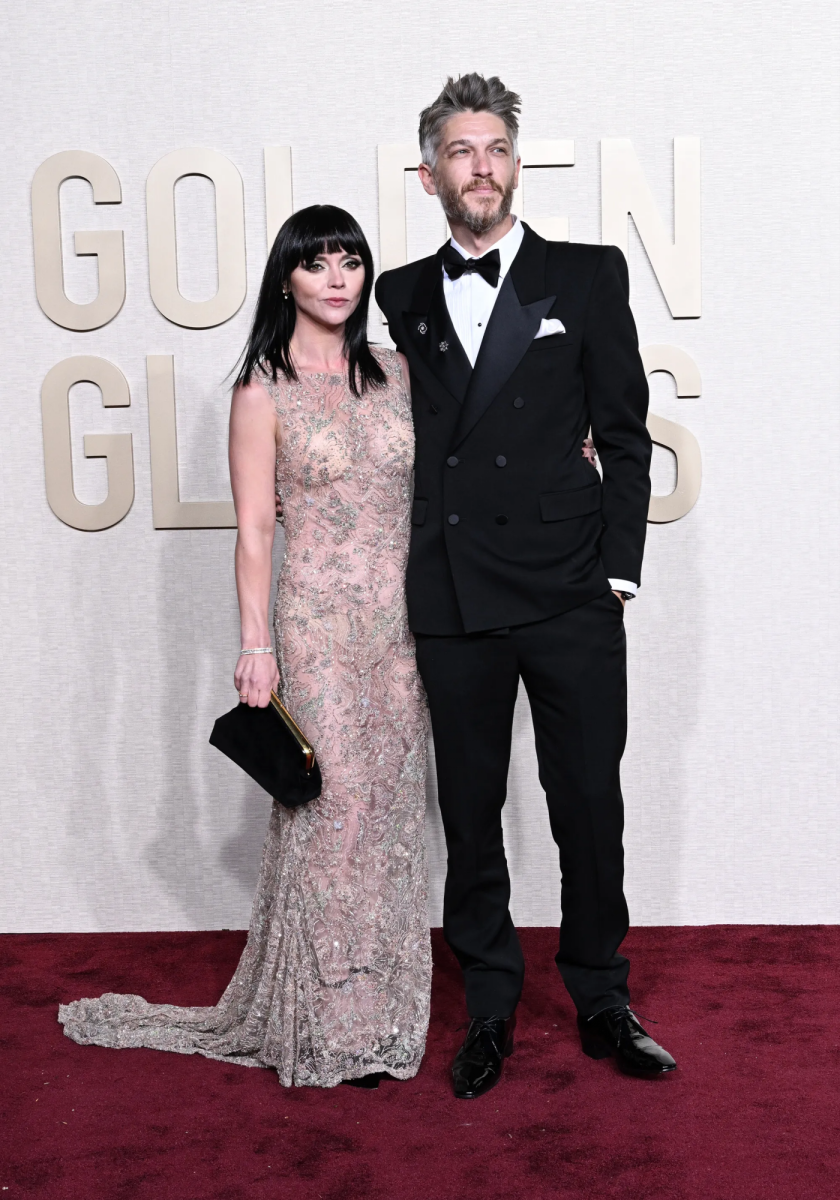 Christina Ricci y Mark Hampton.