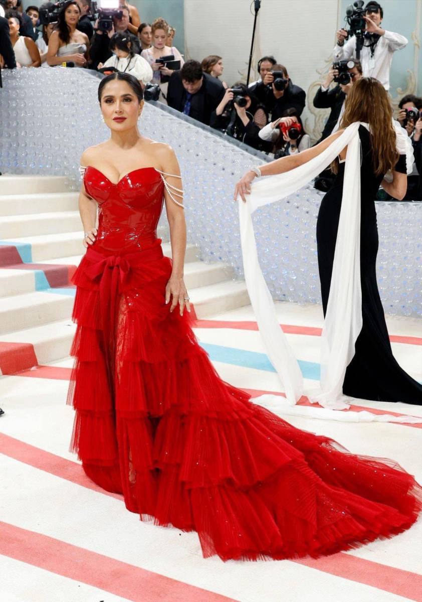 Salma Hayek en Gucci.