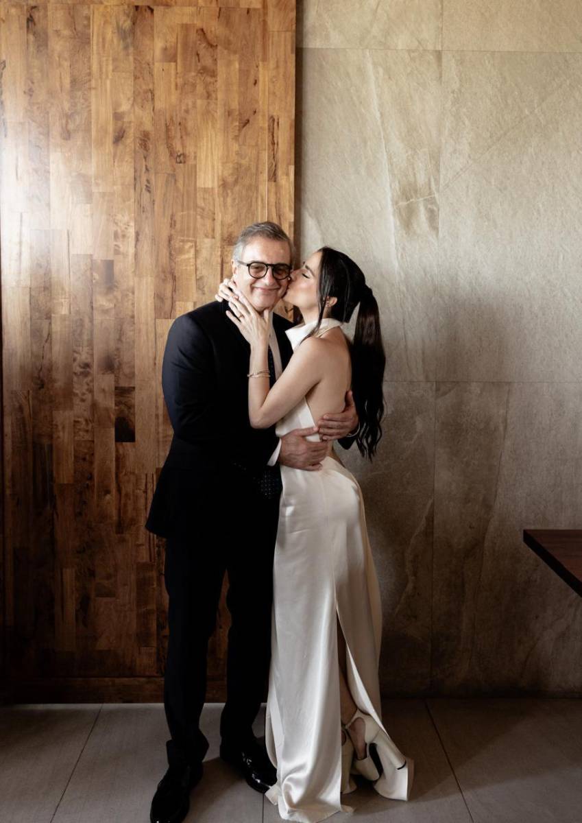 Jorge Bandy y su hija Joana.