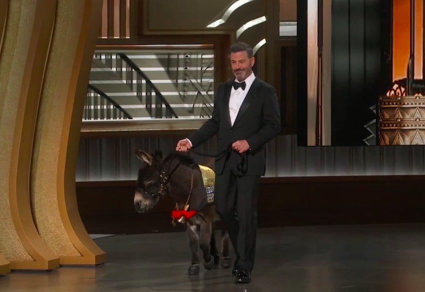 Jenny the Donkey protagonizó uno de los mejores momentos de los Óscar al subir al escenario de las premiaciones. 