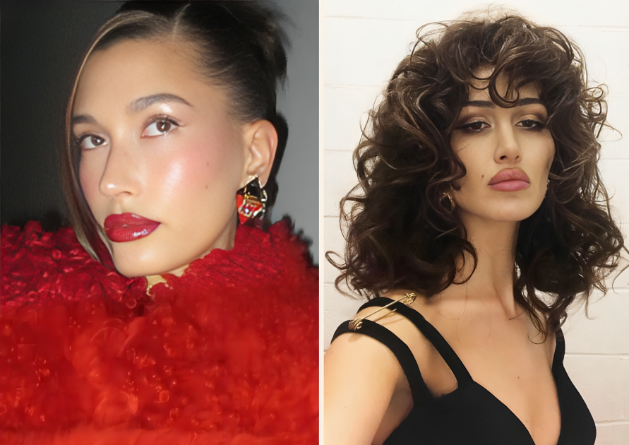 <b>Maquillaje de impacto</b>La estética de una esposa de la mafia se distingue por un maquillaje impactante, resaltando con un labial rojo llamativo y ojos difuminados en tonos oscuros.