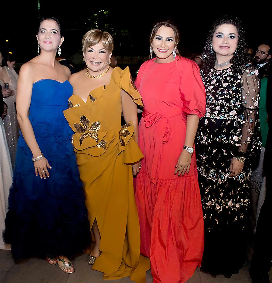  Fairuz Larach, Pamela Vaquero, Ligia Hall y Fabiola Castejón