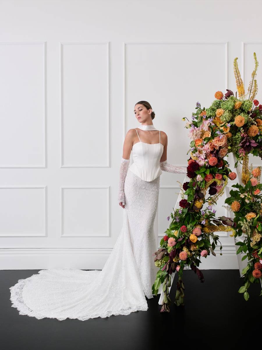 La colección nupcial Midnight Garden del Guillermo Pharis