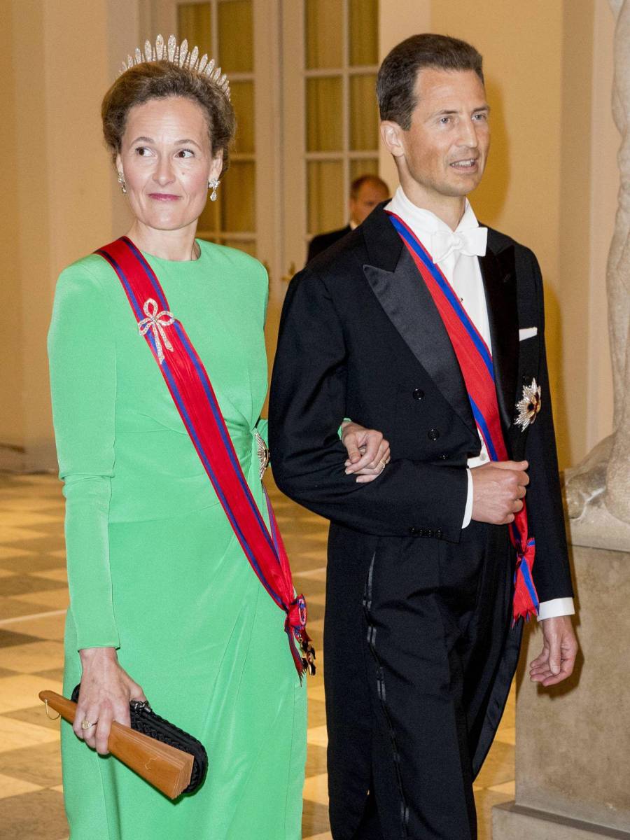 La princesa heredera de Liechtenstein Sophie y su esposo Alois 