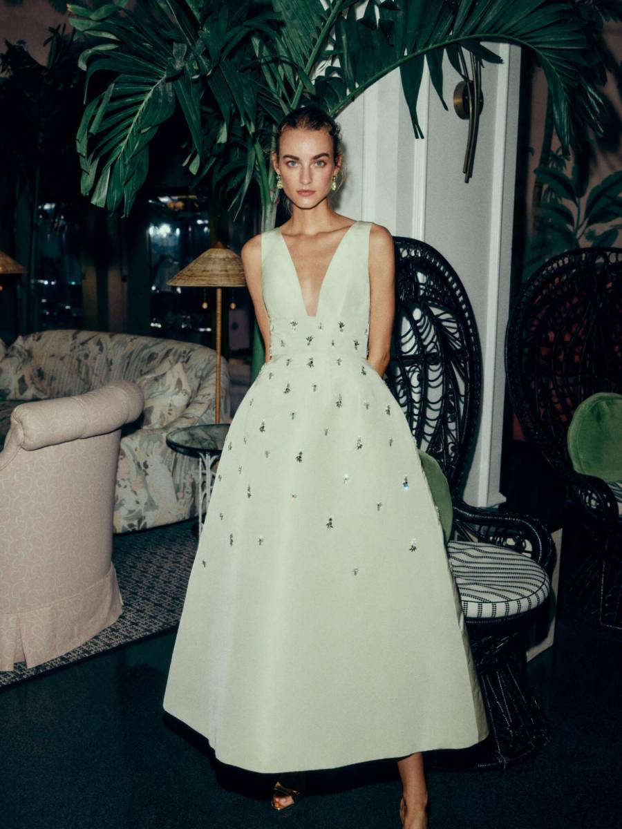 Monique Lhuillier y su apuesta inspirada en el sur de Florida
