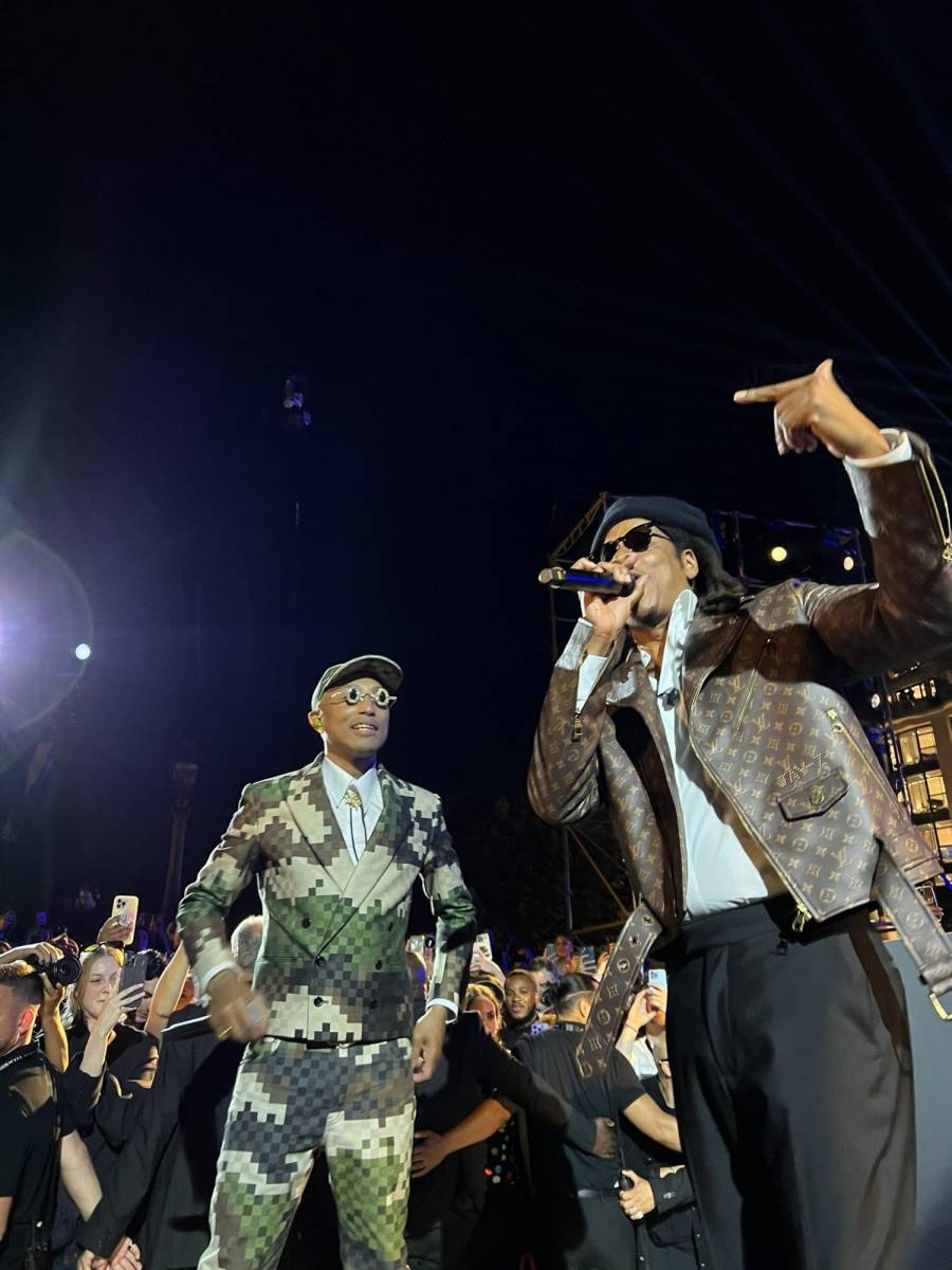 Pharrell Williams y Jay-Z.