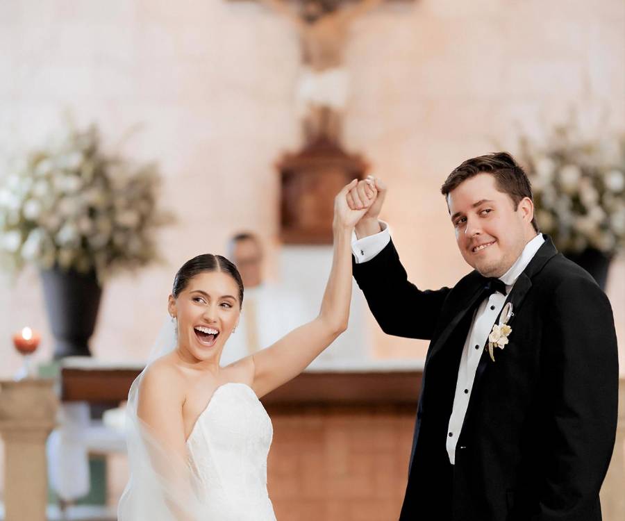 La boda eclesiástica de Johannes Múller y Ruth Panayotti, en Copán Ruinas