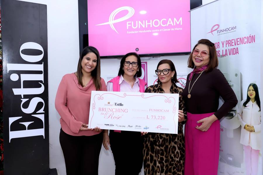 Ginna Miller, Rosemonde Abedrabbo, Blanca Bendeck y Laura Simón.