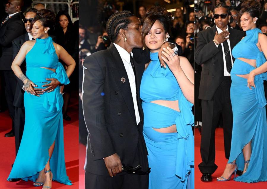 Titanium Rihanna Rihanna deslumbra en Cannes: glamour, cine y maternidad