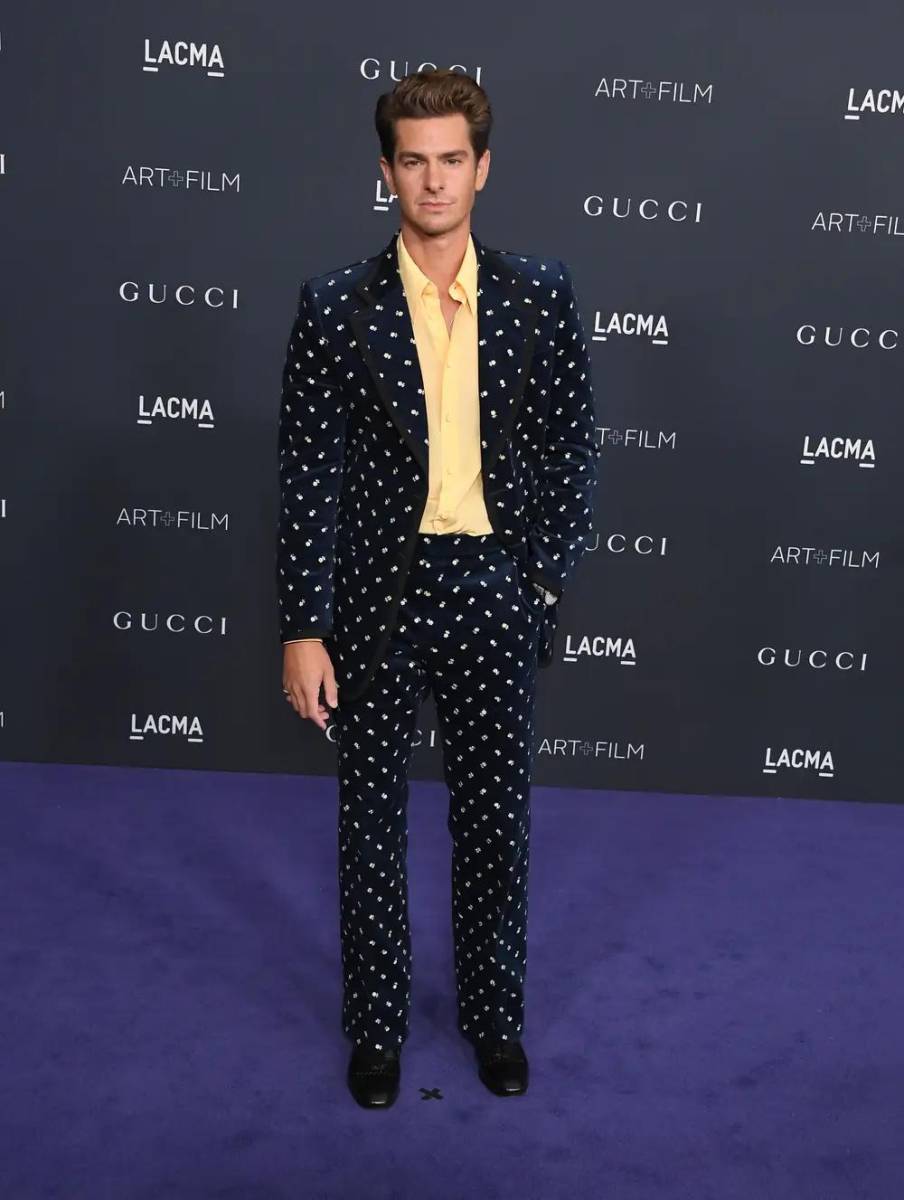 Andrew Garfield en Gucci.