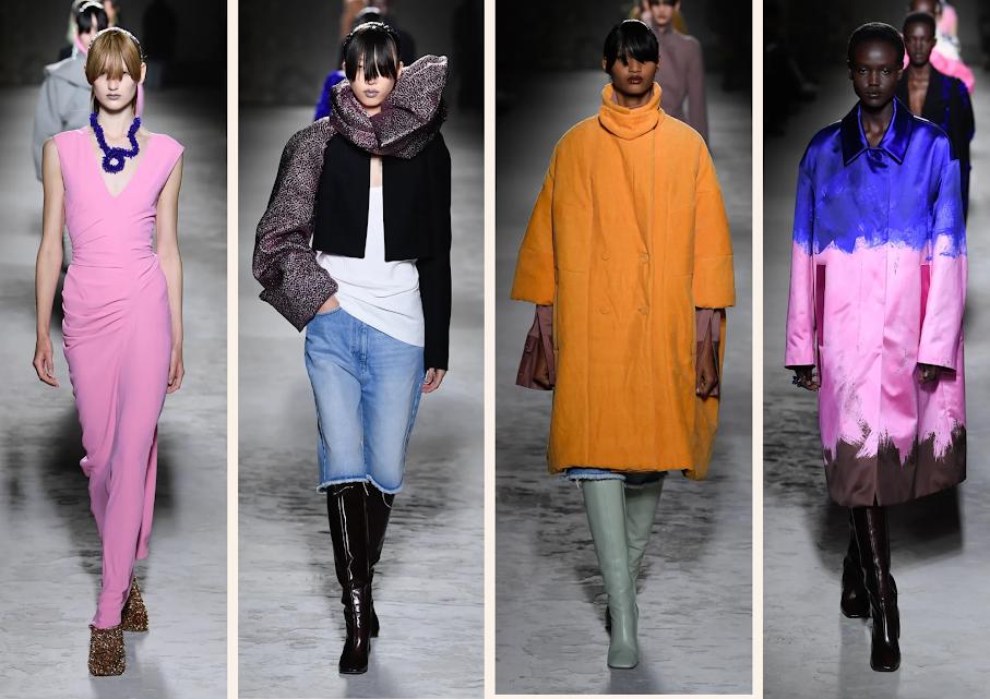 Con una paleta de colores super pasteles y lindos abrigos acolchados que parecían algodones de azúcar, el diseñador belga nos trae una colección auténtica para transmitir moda audaz y relajada en el día a día. Esta nos dice a través de las prendas que “lo usable no es aburrido”. Es por eso que te traemos aquí los mejores looks de esta pasarela.