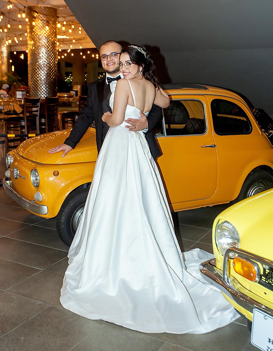 Patricia María Pavón Perdomo y su esposo Robert Scott Jones Moran.