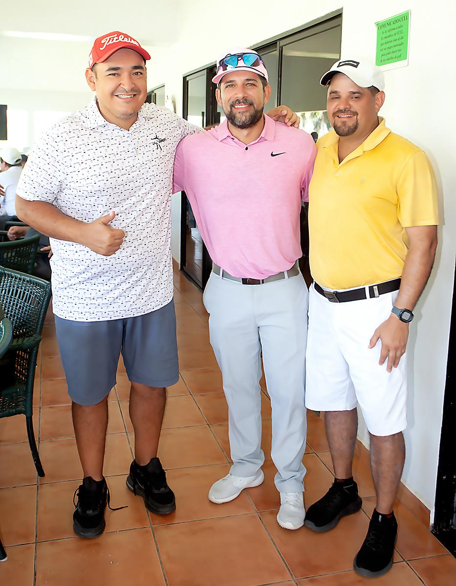 Jonathan Rodríguez, Ignacio Batres y Elmer Herrera.