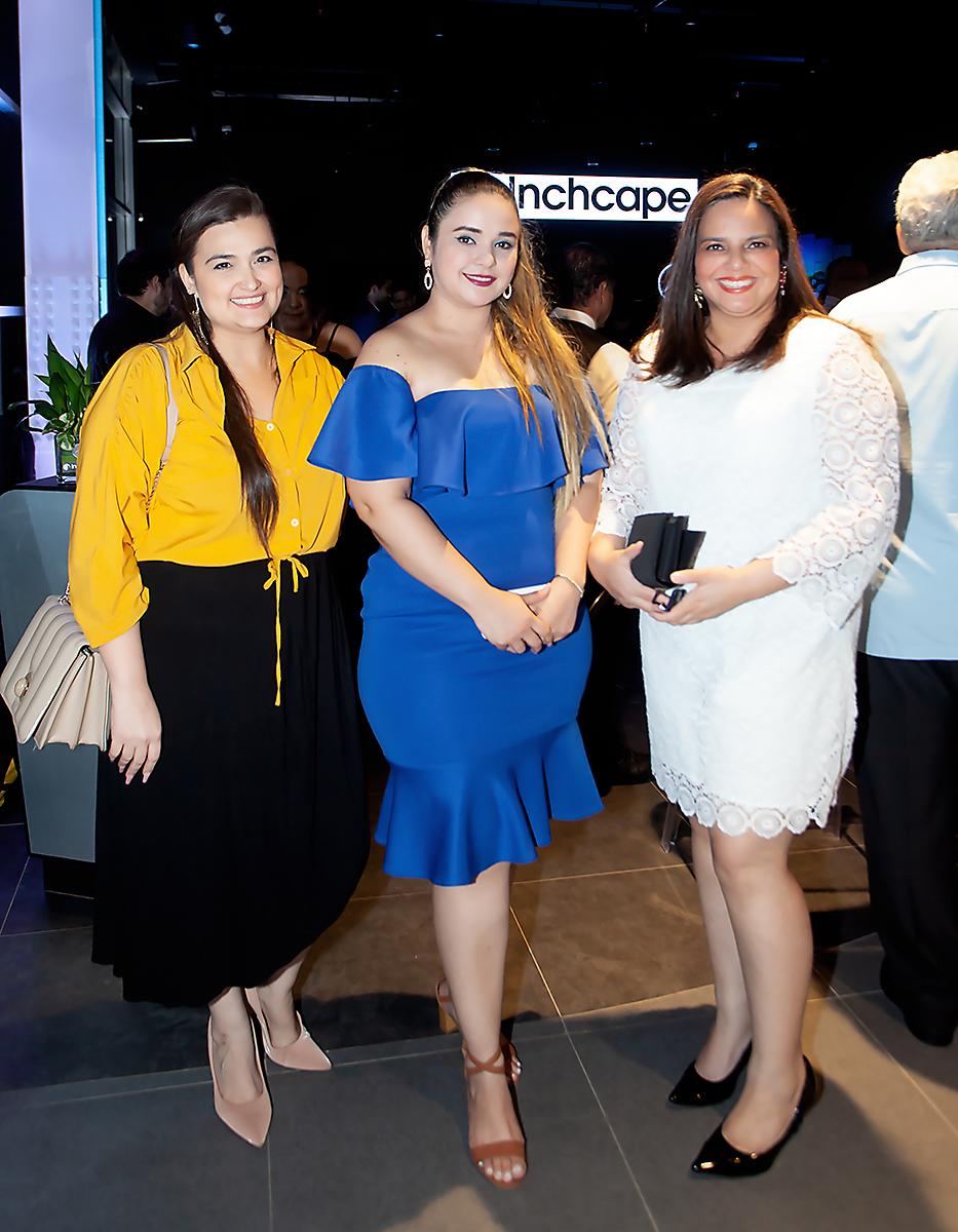Alma Pinto, Suany Rivera y Marisa Pacheco.