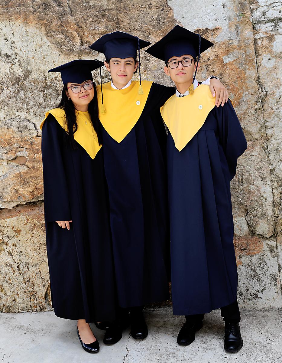 Eva Salgado, José Cabrera y Edgar Flores
