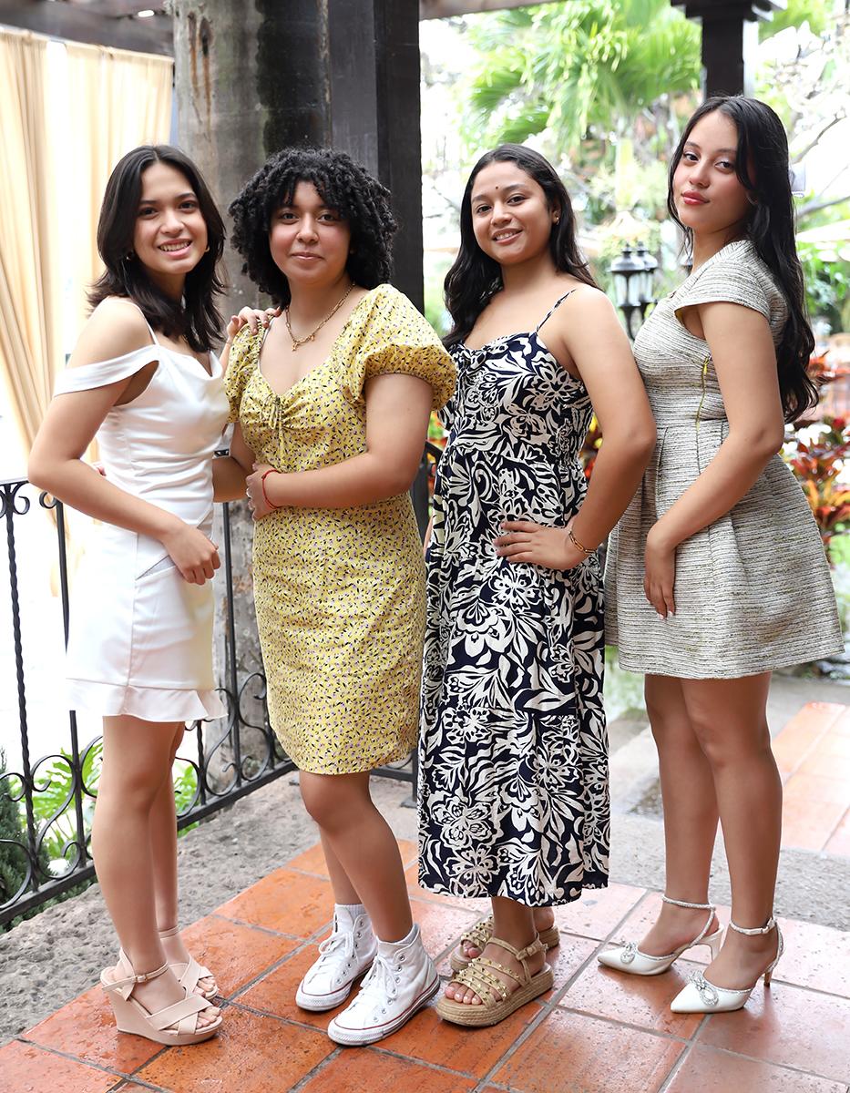 Fabiola Gissel Zelaya Martínez , Jimena Sofia García Ruiz, Nathaly Valeria Díaz Cerrato y Emily Hernández