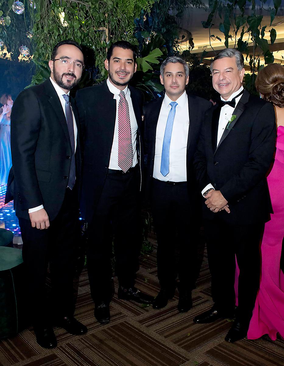 Ismael Ochoa, Paolo Ruzzi, Ricardo Castañeda y Tomas Vaquero