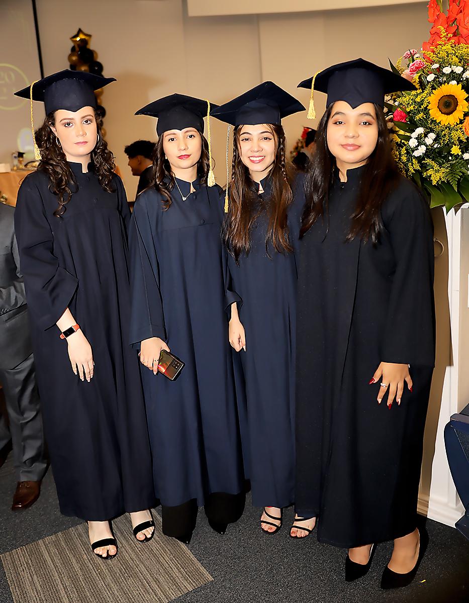 Nasly Villatoro, Andrea Bardales, Ariana Aguilar y Angie Masías