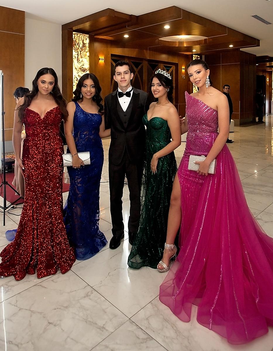 Graciela Duarte, Andrea Lobo, Samuel Henríquez, Rocío Bueso y Michelle Larios