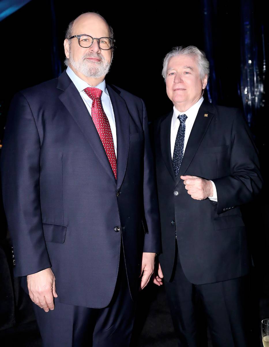Jorge Canahuati y Antonio Tavel. 
