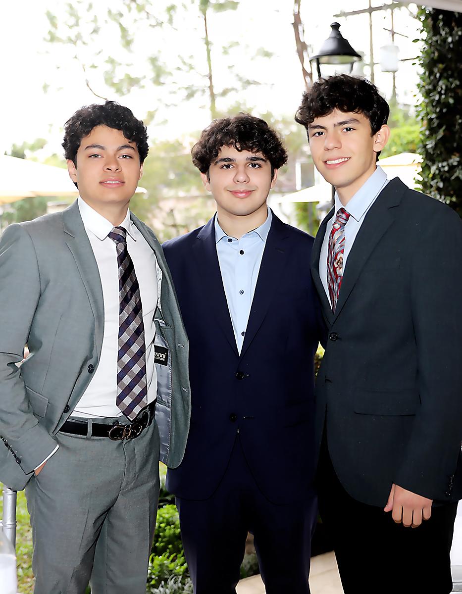 Diego Carranza, Sebastian Faraj y Hernan Ulloa