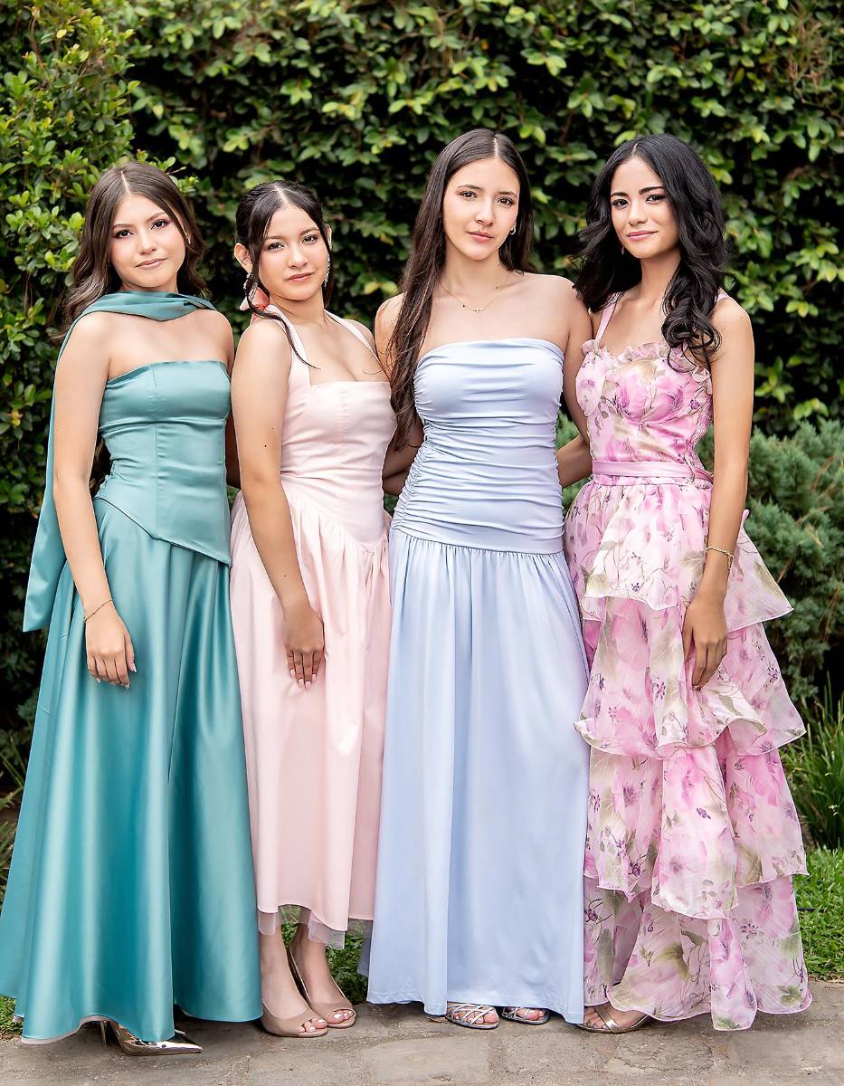 Victoria Navas, Mariana Ramírez, Emilia Rubí y Ela Rivera