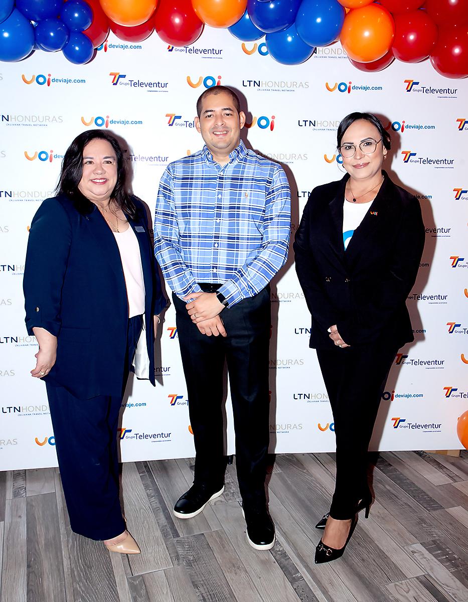  Eugenia Madrid, David Hurtado y Karina Aguilar