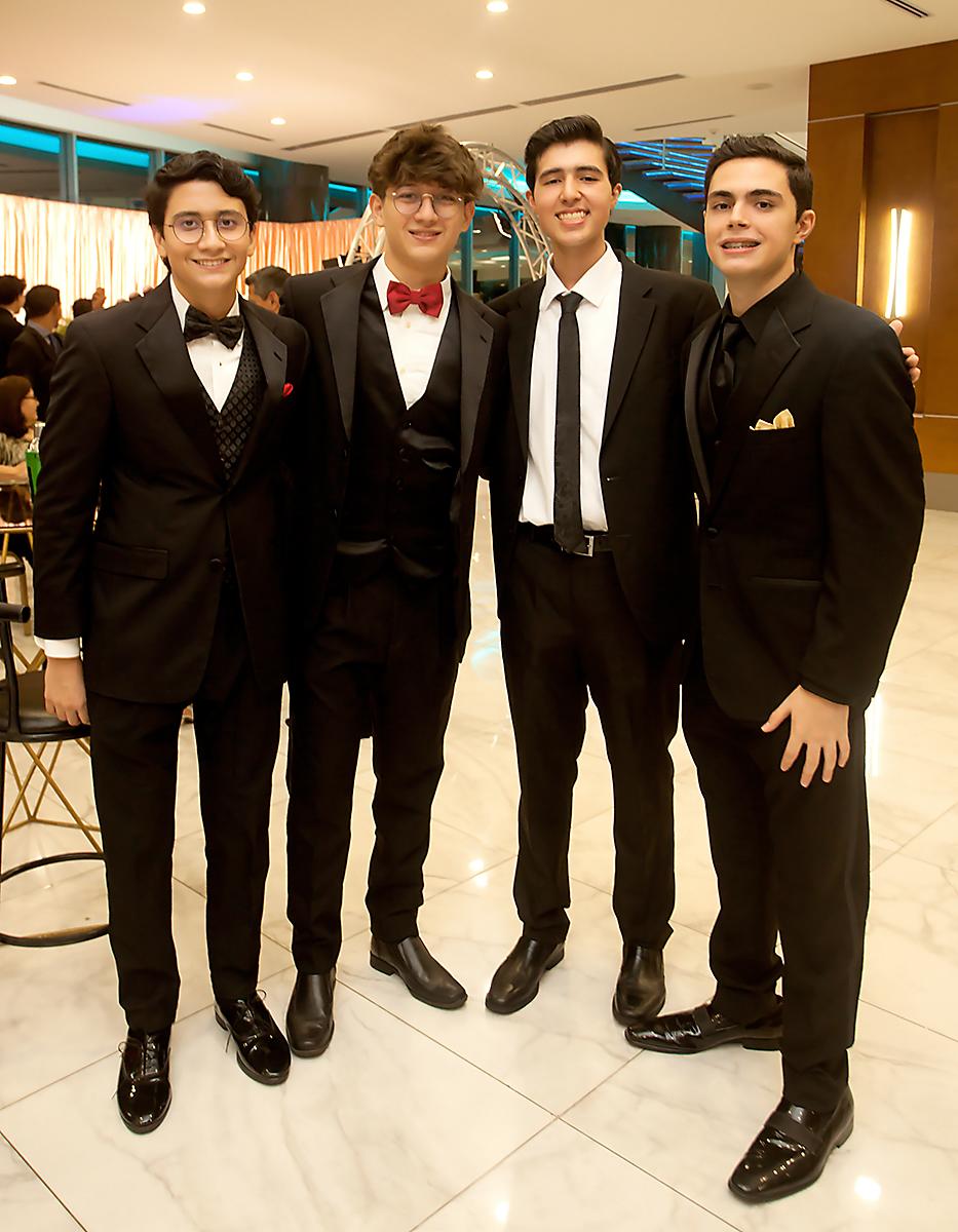 Daniel Orellana, Daniel Fernández, Elias Bandy y César Panayotti.
