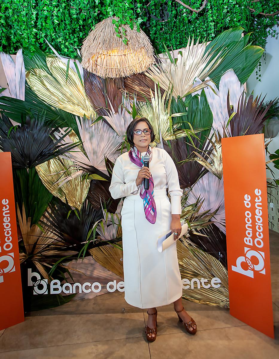 Ligia Rosales, directora de la LLC, al momento de dirigirse a los asistentes.